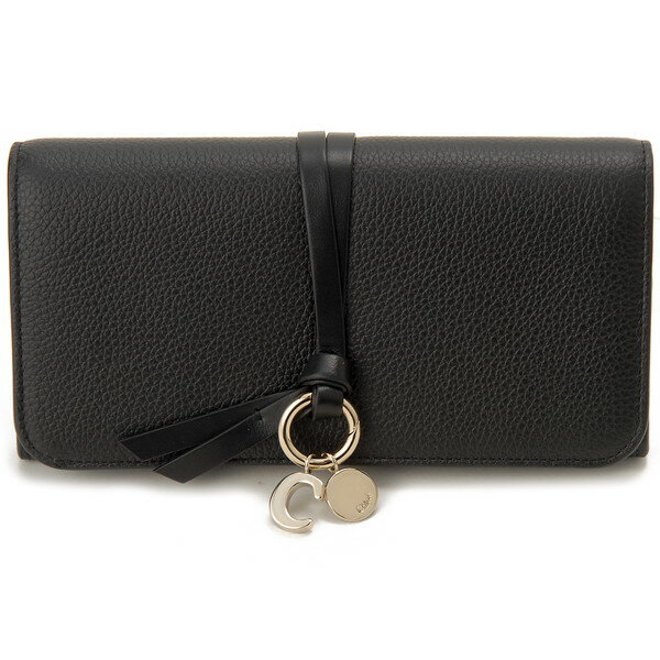 クロエ 長財布 レディース Chloe クロエ ラウンド長財布 財布 CHC21WP942 F57 001 ALPHABET LONG WALLET BLACK アルファベット ブラック 黒 チャーム シンプル 誕生日 新生活 ギフト プレゼント 贈り物 【並行輸入品】