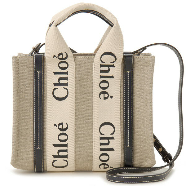 Chloe クロエ トートバッグ ショルダーバッグ スモール ウッディ ブルー ホワイト レディース CHC22AS397 I26 91J WOODY SMALL TOTE & S WHITE/BLUE 青 誕生日 新生活 ギフト プレゼント 贈り物 【並行輸入品】