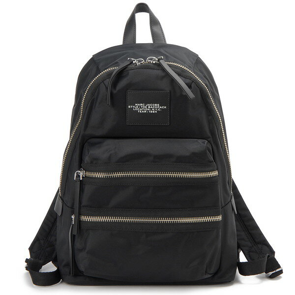 MARC JACOBS マークジェイコブス リュック ザ バイカー ラージ バックパック ナイロン ブラック 黒 2F3HBP028H02 00 LARGE BACKPACK BLACK 誕生日 新生活 プレゼント ギフト 贈り物 【並行輸入品】