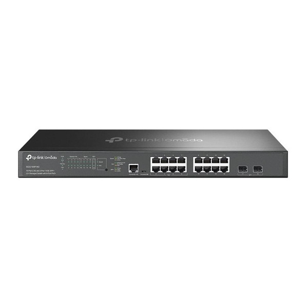 SG3218XP-M2 TP-LINK Omada 2.5G 16|[g&10GE SFP+ 2|[g L2+ }l[WXCb`(PoE+8|[g)