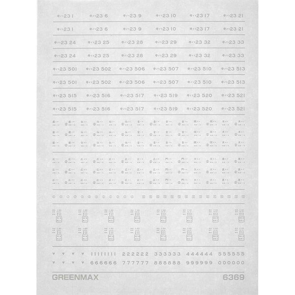 6369 国鉄キハ23形 (白) グリーンマックス