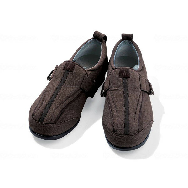 つま先ひろびろサポート7E ブラウン L 徳武産業 7058 メーカー直送