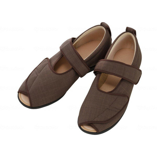 商品説明★ 3つのポイント1.足の状態に合わせて調整可能※危険防止のためマジック部分を3分の2以上重ねてご使用ください2.甲が全開するので履きやすく履かせやすい3.かかとループで着脱簡単★ オープンマジックシリーズの基本はそのままに新商品オープンマジックIIIの3つの改良ポイント!POINT1.内素材がメッシュ素材で快適性up!POINT2.屈曲性と耐久性を高めたグリップ性のある底POINT3.柔らかく耐久性が高いマジックを使用★ 撥水加工抗菌・防臭加工手洗い可能(中性洗剤、保形後陰干)足囲 3Eスペック* サイズ:S(21.0〜21.5cm)、M(22.0〜22.5cm)、L(23.0〜23.5cm)、LL(24.0〜24.5cm)、3L(25.0〜25.5cm)、4L(26.0〜26.5cm)、5L(27.0〜27.5cm)