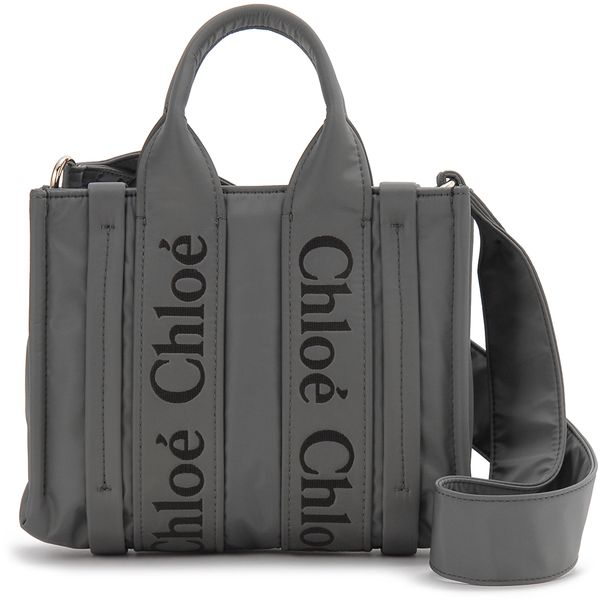 クロエ バッグ Chloe クロエ トートバッグ ショルダーバッグ ハンドバッグ スモール ウッディ グレー レディース CHC23WS397 L41 066 WOODY SMALL TOTE & S ELEPHANT GREY 誕生日 新生活 ギフト プレゼント 贈り物 【並行輸入品】