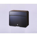ポスト 壁掛け 郵便ポスト 郵便受け 新聞受け メールボックス コンパクト 北欧 おしゃれ スチール ブラック 黒 グリーンライフ FH-58P(MBK)