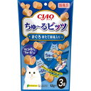 いなばペットフード CIAO ちゅ～るビッツ おやつ 猫用 12g×3袋 国産 スナック まぐろ ほたて貝柱入り チュール ちゅ～る