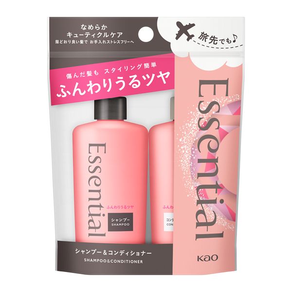 エッセンシャル ふんわりうるツヤSP&CDミニセット90ml 花王 kaouNYK