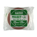 No.141 オリーブテープ 布粘着テープ 25mm×25m クリーム 寺岡製作所