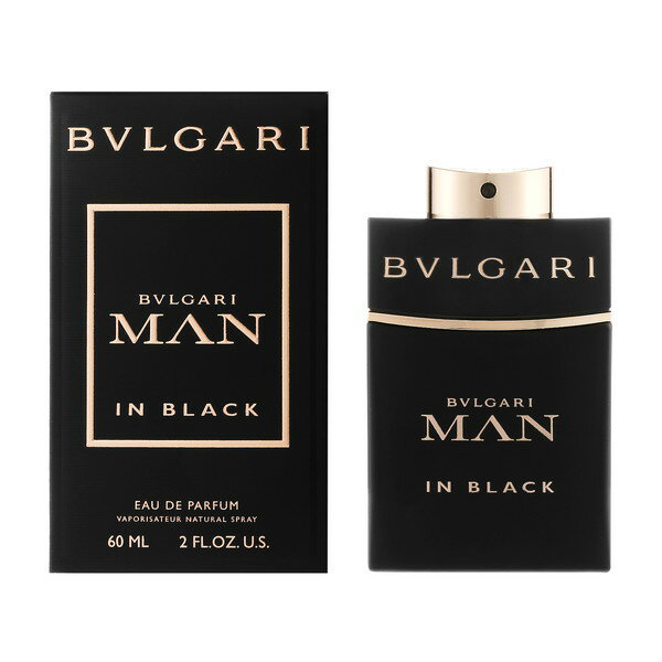 BVLGARI ブルガリ 香水 メンズ マン イン ブラック オードパルファム 60mL BV-MANINBLACKEPSP-60 フレグランス 誕生日 新生活 プレゼント 贈り物 ギフト