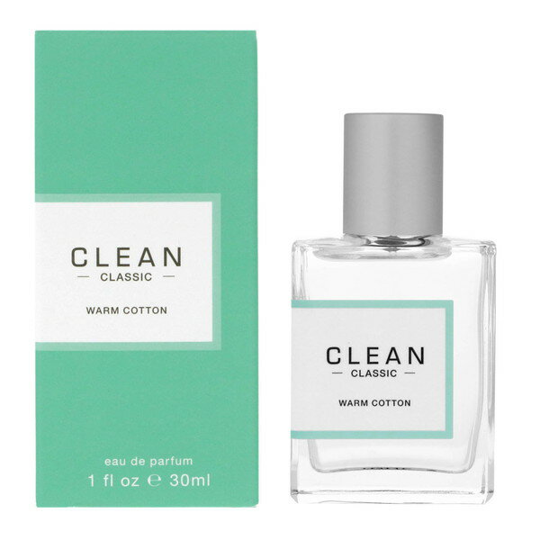 クリーン CLEAN クリーン 香水 ユニセックス メンズ レディース クラシック ウォームコットン オードパルファム 30mL CLN-CLASSICWARMCOTT-30 フレグランス 誕生日 クリスマス プレゼント ギフト 贈り物