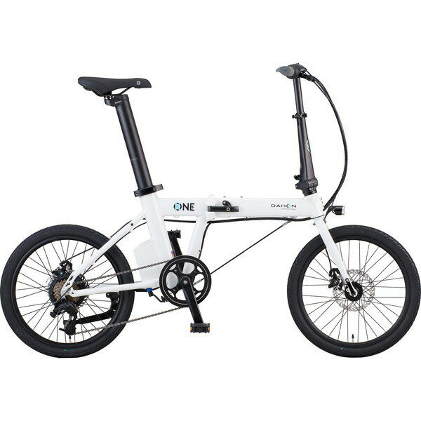 K-ONE e-bike 20インチ ウルトラホワイト DAHON [電動フォールディングバイク 外装7段変速 5段階アシストモード アルミフレーム]