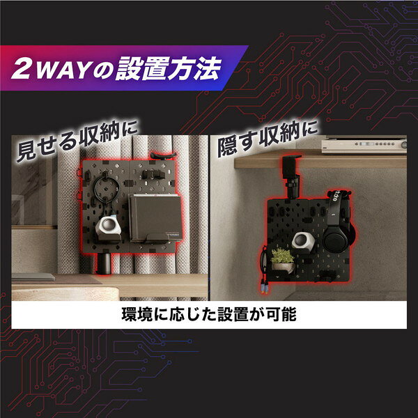 PYZONE クランプ式 カスタム有孔ボード CLCMPBSBK THANKO [3]