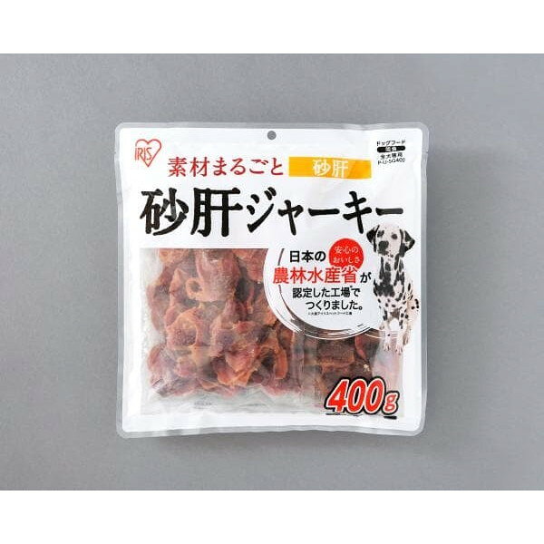 P-IJ-SG400400g アイリスオーヤマ [砂肝ジャーキー] メーカー直送