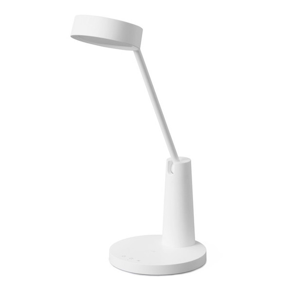 LDL-QF02DL-Wホワイト アイリスオーヤマ Qi充電シリーズ [LEDデスクライト (平置きタイプ 調光・調色)] メーカー直送