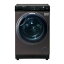AQW-DX12P-R-K AQUA シルキーブラック まっ直ぐドラム2.0 [ドラム式洗濯乾燥機 (洗濯12kg/乾燥6.0kg) 右開き]