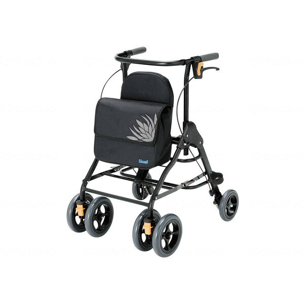 商品説明★ 軽量、コンパクトで扱いやすい、あなたの行動範囲を広げる歩行車。1.本体幅(52cm)本体幅がコンパクトなので室内や狭い道でもスムーズに通ることができます。2.高さ調節押し手高さが幅広く調節できるので背の高い方から低い方まで負担がなく使用できます。3.ワンタッチ高さ調節(7ポジション)ツマミを内側に寄せると、簡単に高さ調節ができます。4.簡単折りたたみでよりコンパクト折りたたみベルトを上げるだけの簡単操作です。折りたたんでも自立するので、狭い場所でもスッキリ収納できます。5.ワンタッチ駐車ストッパーグリップから手を離さずにボタンを押せるので、安心して駐車ストッパーをかけることができます。6.1・2・3キャスター直進、90度、360度フリーの3段階に設定できるキャスターです。黄色のボタンを押しながらスライドカバーを上下させます。7.杖立て杖立てに杖を乗せ、マジックテープで上部を固定します。8.反射機能ライトなど、光を受けると反射して光ります。9.最大使用者体重:75kg、最大積載荷重:3kg