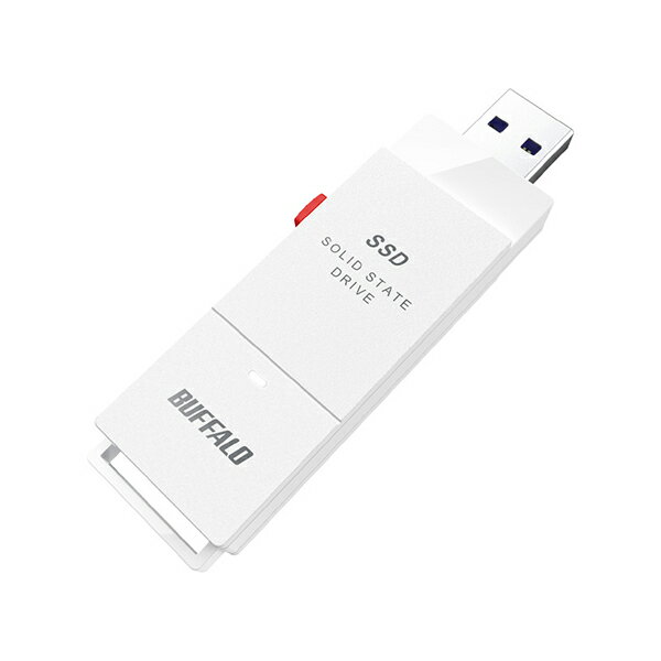 SSD-SCT500U3-WA BUFFALO PCб USB3.2(Gen2) TVϿ ƥåSSD 500GB ۥ磻 Type-C°