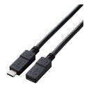 USB3-ECC05BK ELECOM ブラック [USB TypeC延長ケーブル (0.5m PD 60W USB3.2(Gen1) 【パソコン スマホ タブレット 等各種対応】)]