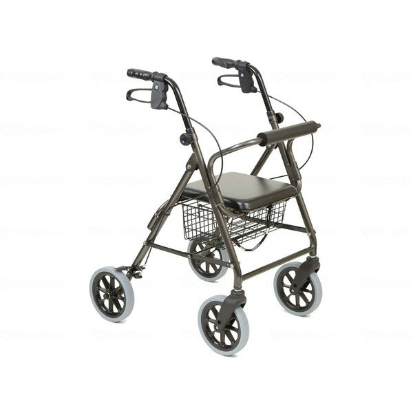 歩行車ハッピーIIトール ダークグレーメタリック 竹虎 117070 メーカー直送