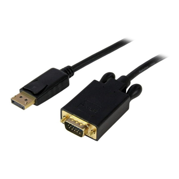 乐天商城 - DP2VGAMM10B StarTech ブラック [3m DisplayPort - VGA 変換アダプタケーブル (DP(ディスプレイポート)/オス - D-Sub15ピン/オス 1920x1200)]
