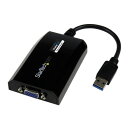 USB32VGAPRO StarTech [Mac/windowsΉ USB 3.0-VGAϊA_v^ (OtfBXvC݃A_v^ USB 3.0 A(IX)-VGA xD-Sub15s (X) 1920x1200/ 1080p)]