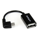 UUSBOTGRA StarTech ubN [12cm L^Micro USB - USB OTGϊA_v^ (}CNUSBzXgP[u USB A^Cv X[USB Micro-B^Cv IX)]