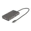 DKT30CHVSDPD StarTech [マルチポートアダプター (USB-C接続/シングルモニター/4K30Hz HDMI またはVGA/100W USB...