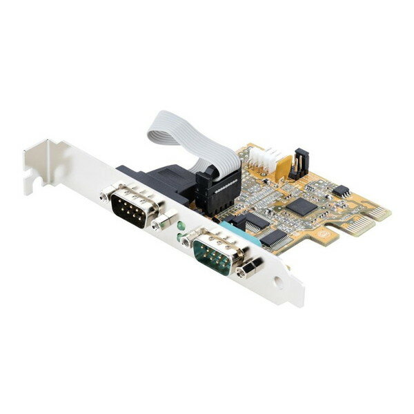 Other - 21050-PC-SERIAL-CARD StarTech [RS232Cシリアルアダプターカード (PCI Express/2ポート/16C1050 UART/標準 & ロープロファイルブラケット/Windows & Linux/シリアル通信用インターフェースボード)]【KK9N0D18P】