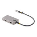 104B-USBC-MULTIPORT StarTech Xy[XO[ [}`|[gA_v^[ (USB-Cڑ/VOj^[/4K60Hz HDMI/HDR10/100W USB PDpXX[/3x USB-A/30cm ̌^P[u/eOSΉ)]