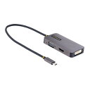 118-USBC-HDMI-VGADVI StarTech [fBXvCA_v^[ (USB Type-Cڑ/VOj^[/4K60Hz HDMI/DVI/VGA/Thunderbolt 3 & 4/eOSΉ/3-in-1 USB Type-C }`|[grfIϊA_v^[)]