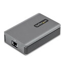 商品説明★ Thunderbolt 3対応パソコンにRJ45ポートを追加する10Gイーサネット変換アダプター。10/5/2.5/1Gb/sおよび100Mb/s Base-T速度を含むマルチギガビットイーサネットをサポートする頑丈で耐久性の高いソリューションです。10GBASE-Tおよび5GBASE-T/2.5GBASE-T(NBASE-T)に対応し、最新のネットワークスイッチやアクセスポイントとの互換性があります。★ 10GbEネットワーク速度このThunderbolt 3-RJ45変換アダプターは、高周波数帯域を必要とする処理、サーバー管理、高性能ストレージ、またはオンラインコンテンツのストリーミングなどに最適です。Marvell社製 AQC107Sチップの採用により、10GbEの高速通信が可能です。また、WindowsとmacOSのプラグアンドプレイに対応しているので、導入の手間を省くことができます。★ 静音&コンパクト設計本体サイズはわずか108.5x75x29.1mmと小さく、携帯しやすいThunerbolt 3ネットワークアダプターです。アルミニウム製筐体のパッシブ冷却により、気になる動作音が発生しません。LEDを内蔵しており、接続と通信状況を示すステータスを一目で確認することができます。Thunderbolt-NICアダプターには、Thunderbolt 3およびThunderbolt 4対応パソコンで最大限のパフォーマンスを提供する、70cm Thunderbolt 3認証ケーブルが付属しています。★ StarTech.comでは、本製品に2年間保証と無期限無料技術サポートを提供しています。スペック* 製品タイプ: USB To 別インターフェース変換ケーブル* LEDインジケータ: グリーン点灯 - 10Gbps接続、オレンジ点灯 - 5G/2.5G/1G/100Mbps接続* 外部ポート: 1x 有線LANポート(RJ-45)、1x Thunderbolt 3 (40Gbps、24ピン)* 対応OS: Windows 10/11、macOS 10.15-13.x* ポート数: 1* バスインターフェース: Thunderbolt 3* 対応規格: IEEE 802.3an(10GBASE-T)、802.3bz (5GBASE-T)、802.3bz (2.5GBASE-T)、IEEE 802.3ab (1000BASE-T)、IEEE 802.3u(100BASE-T)* 互換性のあるネットワーク: 1/2.5/5/10 Gbps、100 Mbps* オートMDIX: 対応* PXE: 対応* フルデュプレックス(全二重): 対応* ジャンボフレーム: 最大16k* プロミスキャスモード: 対応* 電力供給方法: バスパワー* 動作温度: 35℃〜55℃* 保存温度: 35℃〜50℃* 湿度: 20%〜80%* 筐体の材質: アルミ* ケーブル長さ: 700 mm* 製品幅: 10.8cm* 製品長さ: 7.5cm* 製品高さ: 2.9cm* 製品重量: 0.5kg* 付属品: Thunderbolt 3 ケーブル(70cm)、クイックスタートガイド* システムおよびケーブル要件: ホスト側のパソコンにThunderbolt 3または4ポートが必要です。