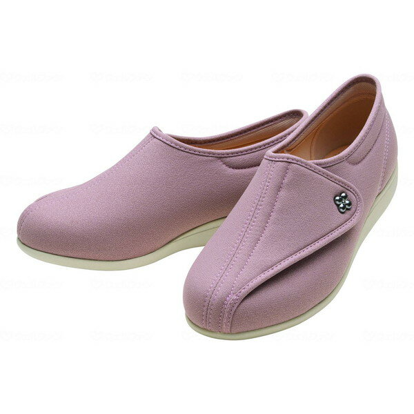 商品説明★ 女性用ゆったりワイド足囲5EモデルPOINT1.体重移動をコントロールして、歩行をサポートPOINT2.水に浮くほど軽いPOINT3.つまずきにくく安心POINT4.脱ぎ履きが簡単POINT.5安心・安全の国内生産★ 補助バンド付き★ 丸洗いOK抗菌防臭★ ヒール外寸:約2.5cm★ 足囲:5Eスペック* サイズ:23.5cm