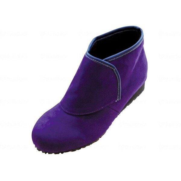 防寒ブーツ リシェス 防滑ソール 婦人用 パープル S ウェルファン メーカー直送