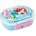 QAF2BAAG アリエル スケーター 子供用 お弁当箱 1段 360ml ふわっと盛れるドーム型 抗菌加工 ディズニー プリンセス