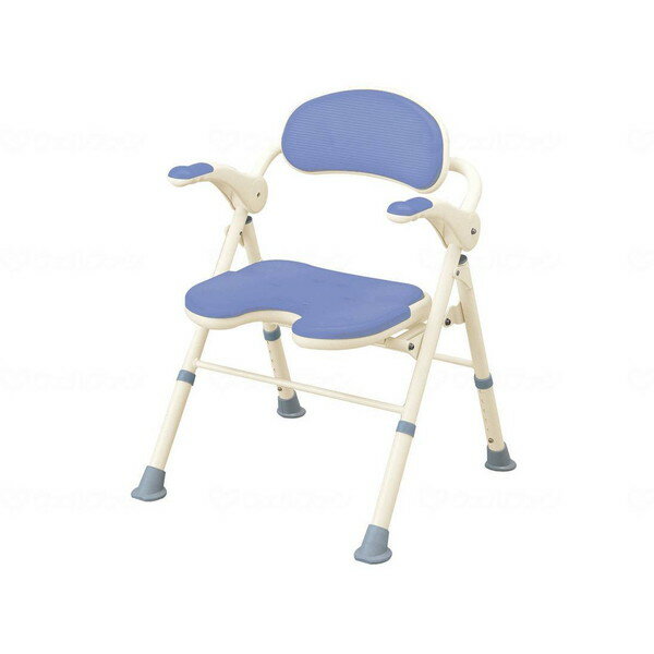 折りたたみシャワーベンチ TU ブルー アロン化成 5354