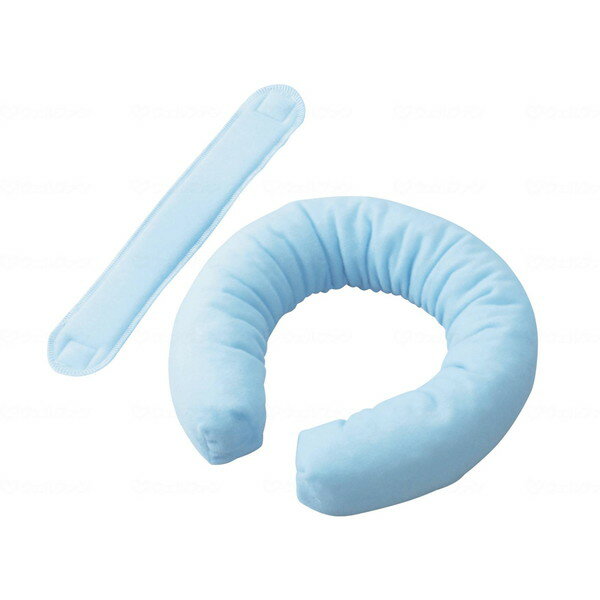 通気ビーズパッド ベルト付 ブルー L 大阪エンゼル 1612 メーカー直送