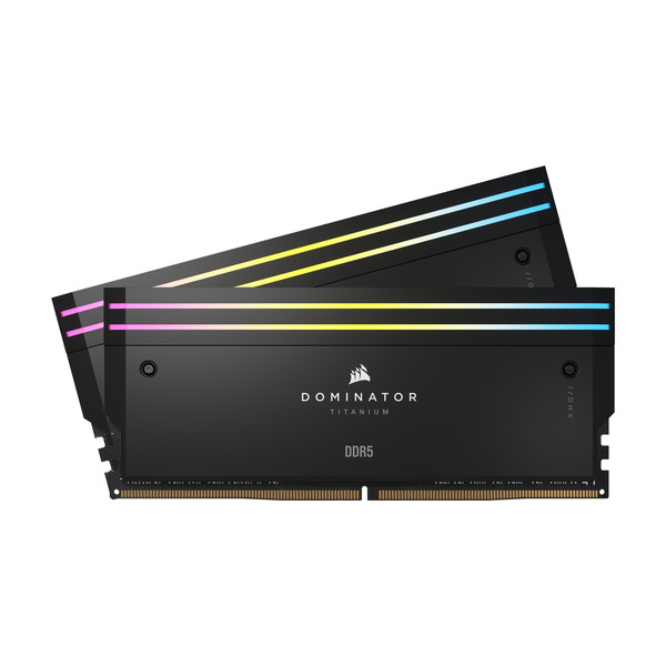 CMP96GX5M2B6600C32 Corsair ブラック DDR5 6600MT/s 96GB(48GBx2) UDIMM 32-39-39-76 XMP 3.0 DOMINATOR TITANIUM Black RGB LED 1.4V [メモリ]【KK9N0D18P】