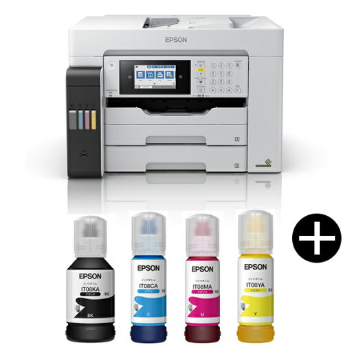 EPSON PX-M6712FT ホワイト ビジネスインクジェット エコタンク 搭載モデル A3カラーインクジェット複合機 (FAX/コピー/スキャナ) + インクセット EPSON PX-M6712FT ホワイト ビジネスインクジェット エコタンク 搭載モデル A3カラーインクジェット複合機 (FAX/コピー/スキャナ) + インクセット