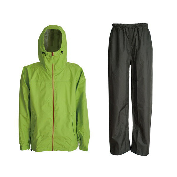 3440 3Dエクストラレインスーツ ライム S カジメイク