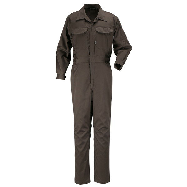 Long-Sleeved - 6709 TC長袖つなぎ服 ブラウン 5L カジメイク