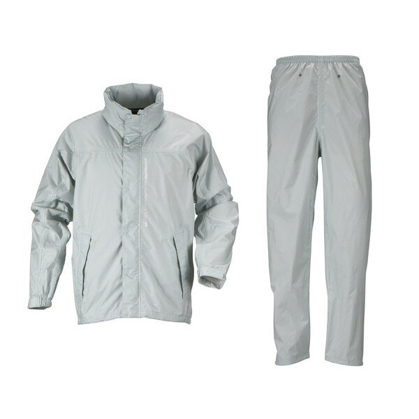 7740 ブリザテックレインスーツ シルバー LL カジメイク