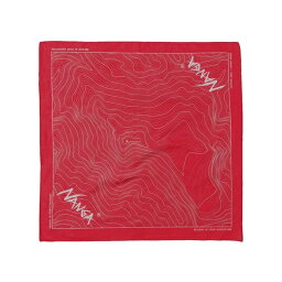 ナンガ パルバットコントアーマップバンダナ レッド NANGA PARBAT CONTOUR MAP BANDANNA FREE RED NA2253-3F503 N1GTREN4 NANGA