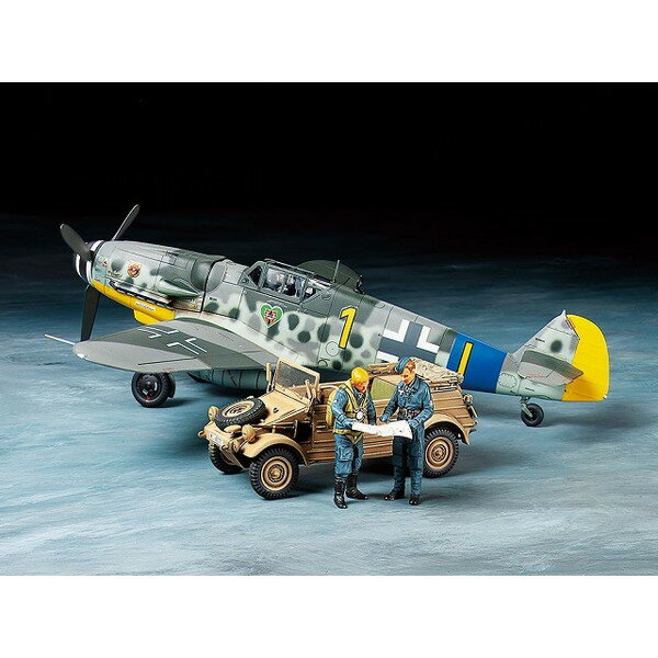 1/48 メッサーシュミットBf109 G-6・キューベルワーゲン82型セット 25204 タミヤ