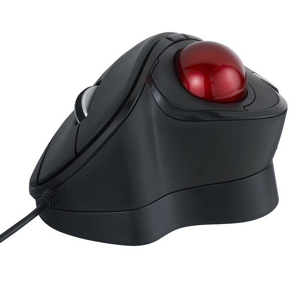 エレコム 有線 USB マウス 静音 5ボタン エルゴノミクス 抗菌 Sサイズ ブラック(1個)