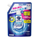 商品説明★ 食器も庫内もまるごと一発洗浄!しつこい油汚れ・ニオイ・菌のエサまでしっかり落とす。★ ボトルへのつめかえ方ご注意・必ず「食器洗い乾燥機専用キュキュット ウルトラクリーンすっきりシトラスの香り」のボトルにつめかえてください。・つめかえずに食洗機に直接投入すると洗剤の入れ過ぎによる機械故障のおそれがあります。・つめかえるときにはボトル本体のキャップでケガをしないように注意する。・つめかえるときには液があふれないように、液面に注意しながら注いでください。・ほかの洗剤などとまぜないでください。・ボトル本体（480 g）に一度に全量は入りません。・パックを強く持つと、液が飛び出ることがあるので注意してください。使用上の注意・子供の手の届く所に置かない。・認知症の方などの誤飲を防ぐため、置き場所に注意する。・用途外に使わない。★ 使い方※スポンジにつけて手洗いすることはできません。1キャップを開け、PUSHボタン中央に親指を添えます。2ボトルを投入口に傾け、PUSHボタンを「ペコッ」と凹むまで押しきります。その後、指を戻します。スペック* 商品サイズ：235.0×160.0×80.0[ミリメートル](高さ×幅×奥行き)0.788[kg]* 成分：界面活性剤(15%、アルキル硫酸エステルナトリウム)、水軟化剤、安定化剤、 酵素