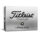 タイトリスト PRO V1X ボール 2024年モデル LEFT DASH(レフトダッシュ) 1ダース(12個入り) タイトリスト ホワイト