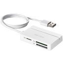 BSCR100U2WH USB2.0 マルチカードリーダー/ライター スタンダードモデル ホワイト BUFFALO(2)
