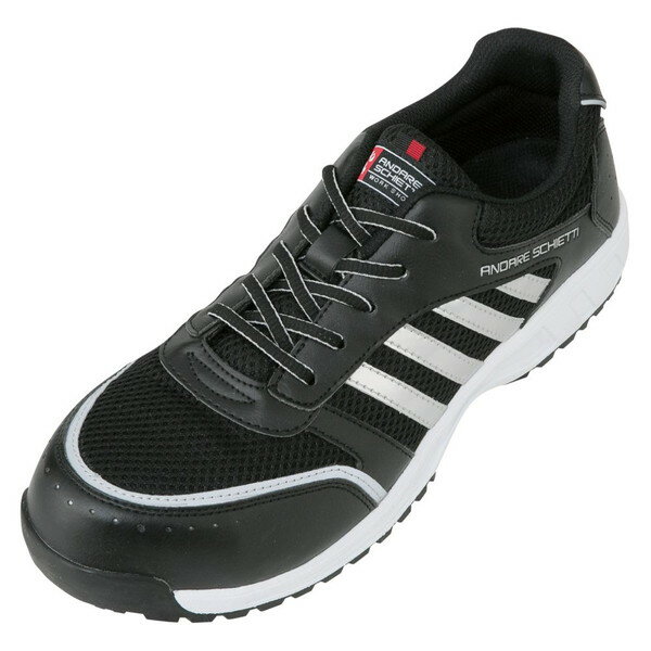 A-44000 セーフティースニーカー ブラック 24.5 コーコス