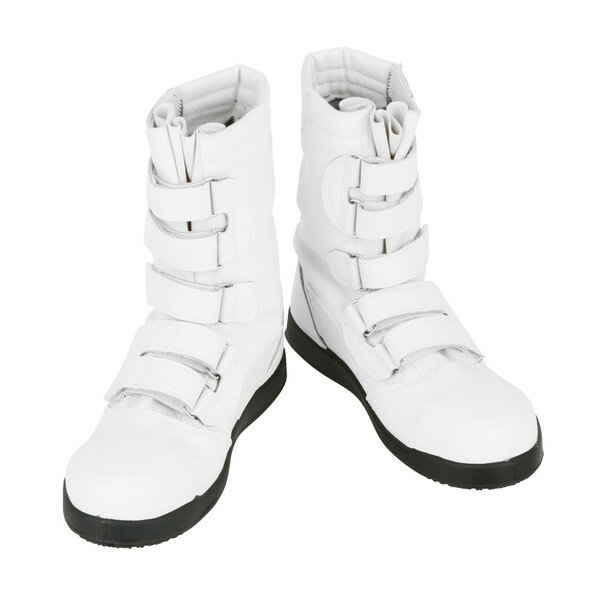 ZA-083 高所用ハイカットセーフティーブーツ ホワイト 24.5 コーコス