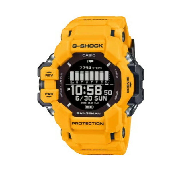 腕時計 時計 CASIO カシオ G-SHOCK メンズ GPR-H1000-9JR Gショック GSHOCK ジーショック MASTER OF G-LAND RANGEMAN ソーラー充電 ウォッチ イエロー 誕生日 新生活 父の日 プレゼント ギフト 贈り物 GPRH10009JR